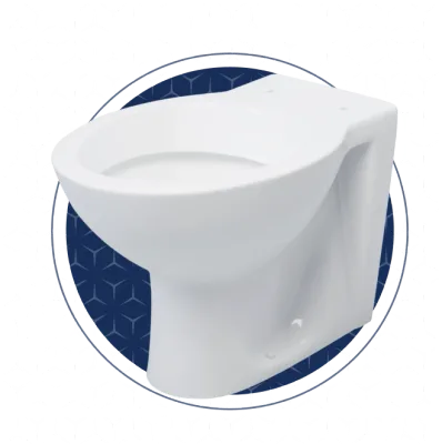 Atlas Back-to-Wall WC Pan Top Entry Excluding Seat