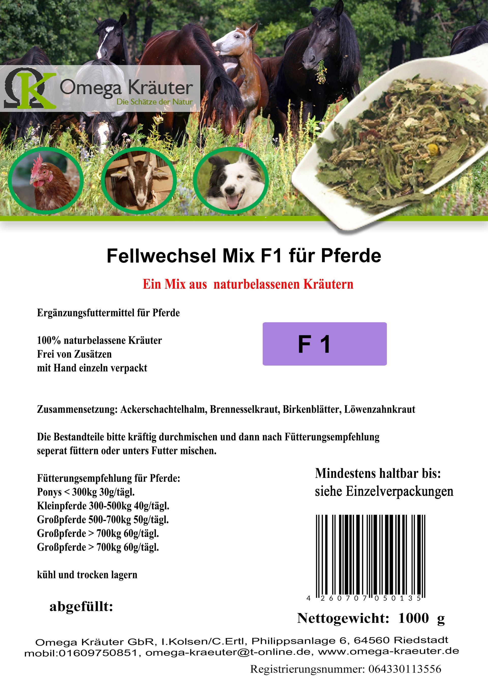 Fellwechsel Box F1 für Pferde