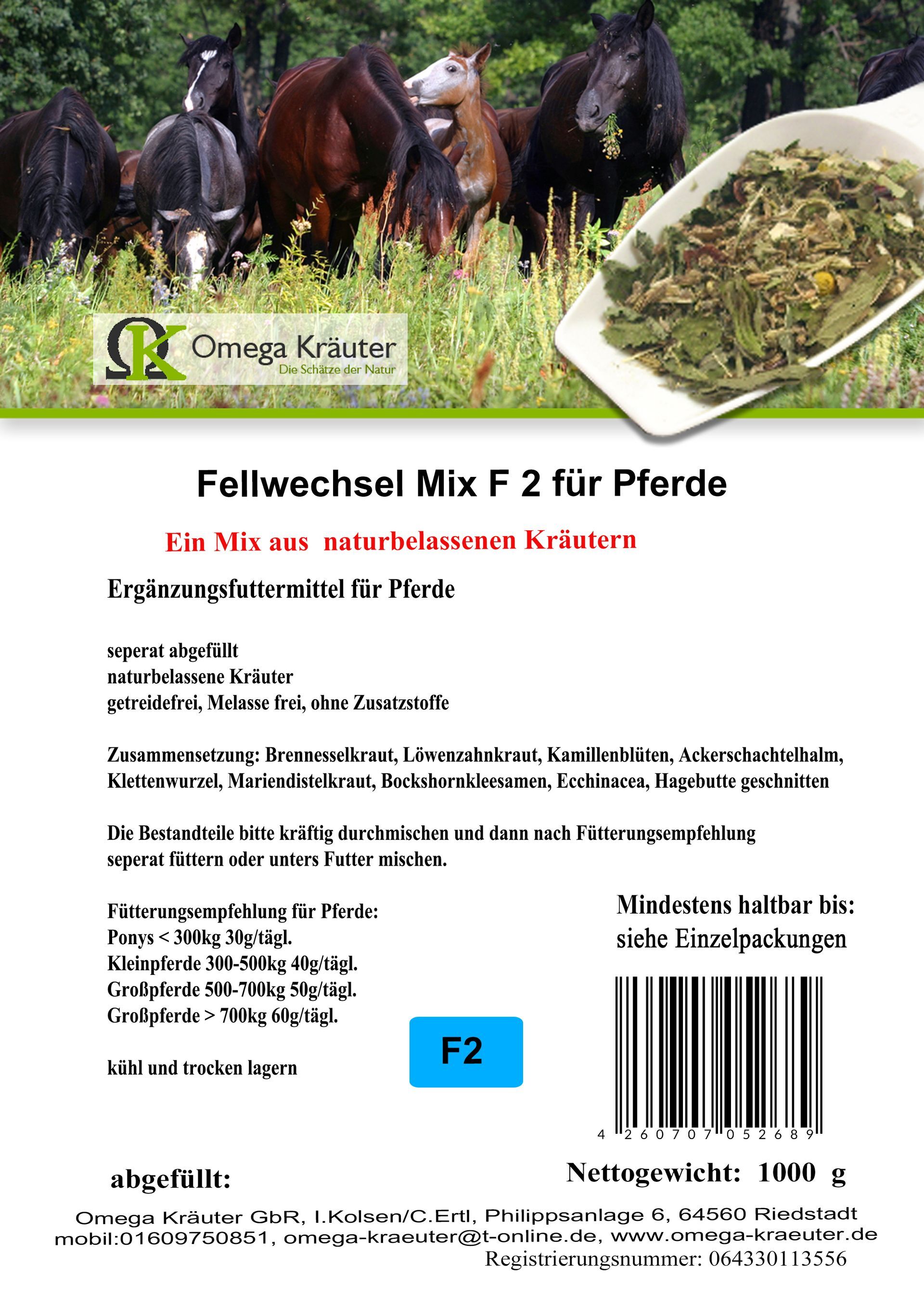 Fellwechsel Box F2 für Pferde