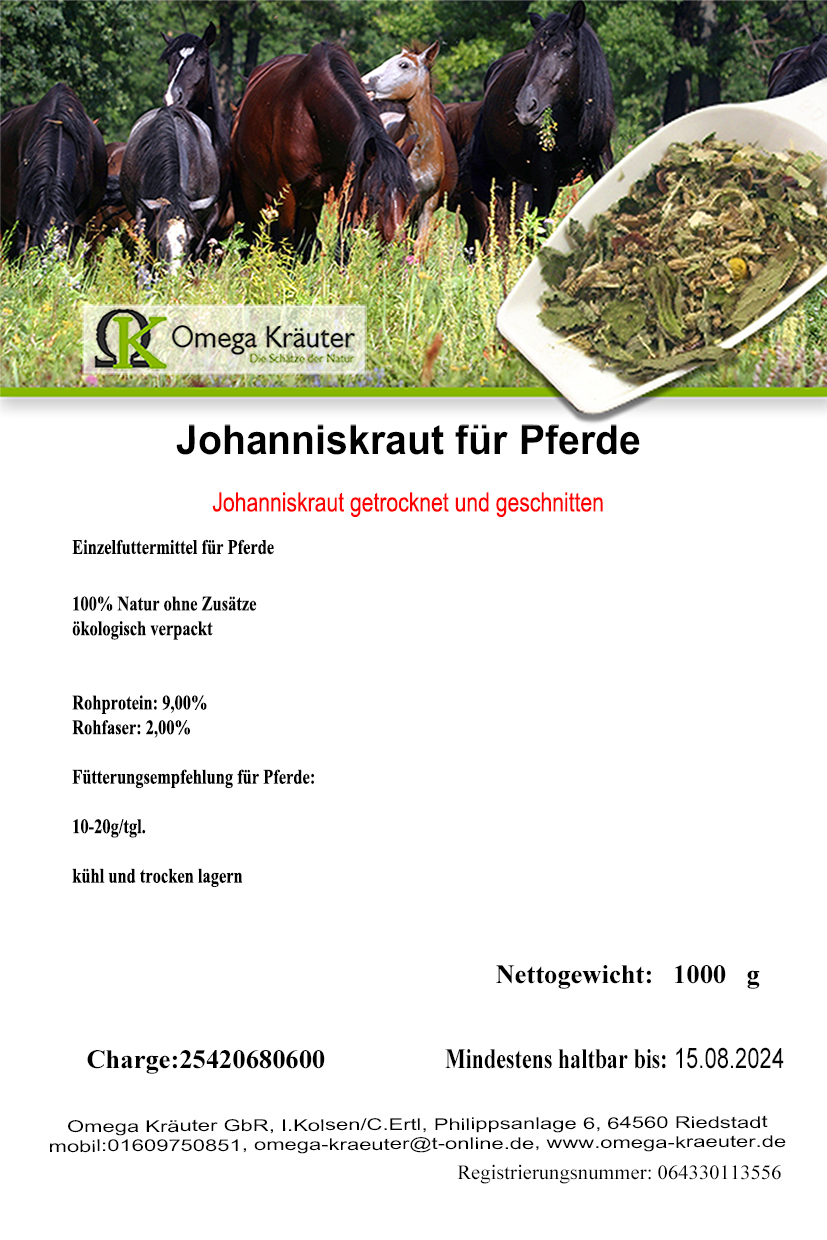Johanniskraut für Pferde
