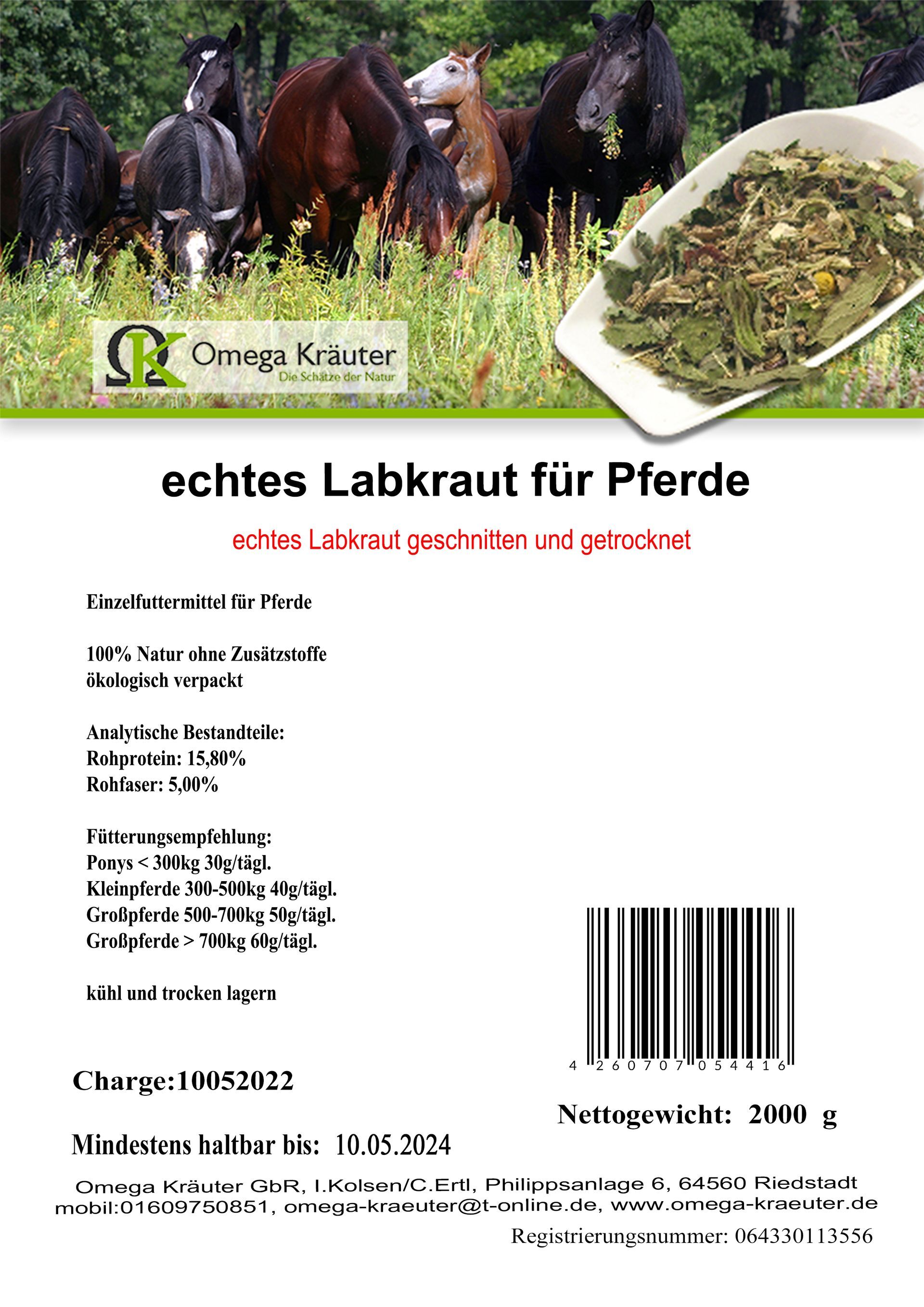 Labkraut, echtes für Pferde