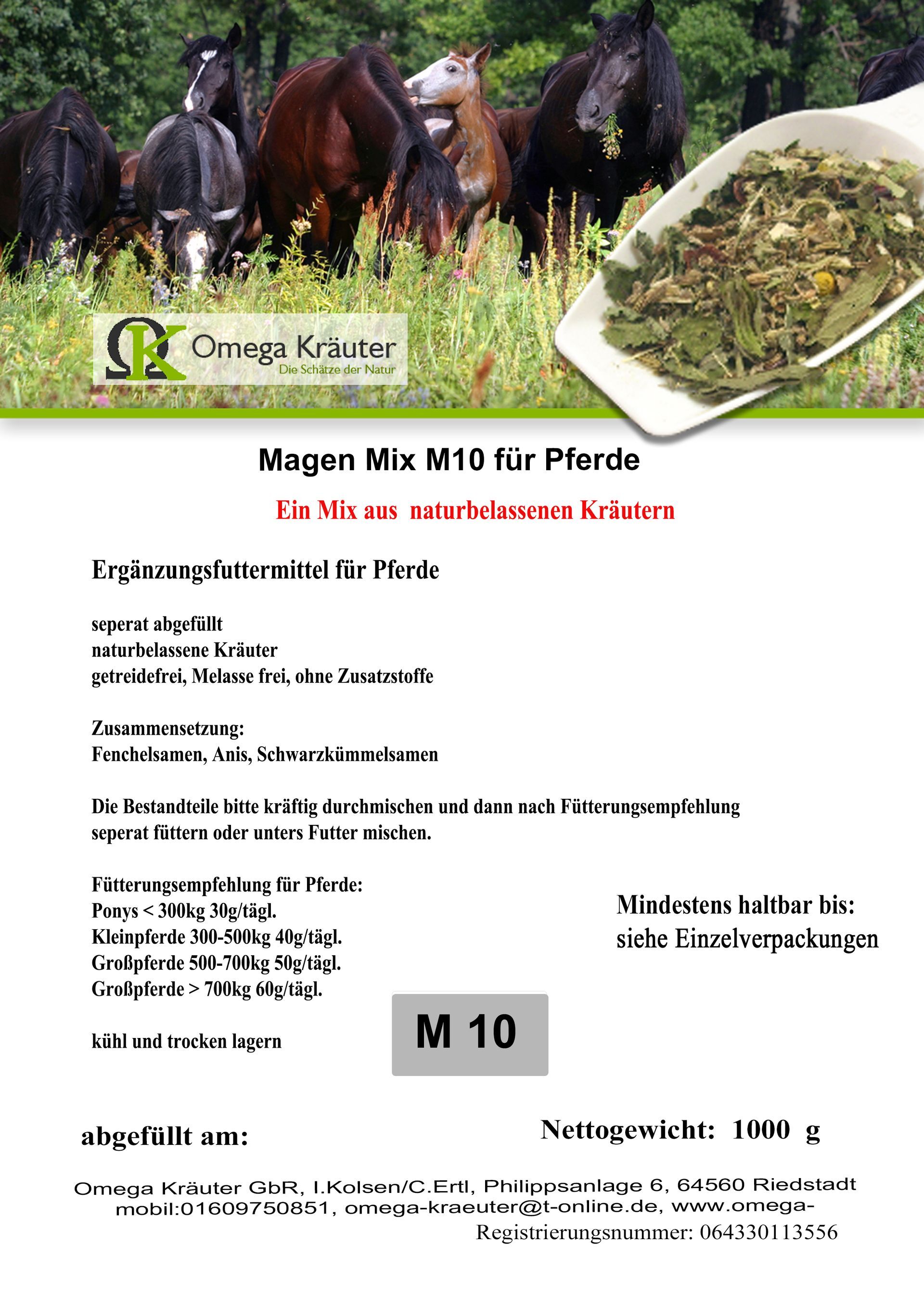 Magen-Box M10 für Pferde