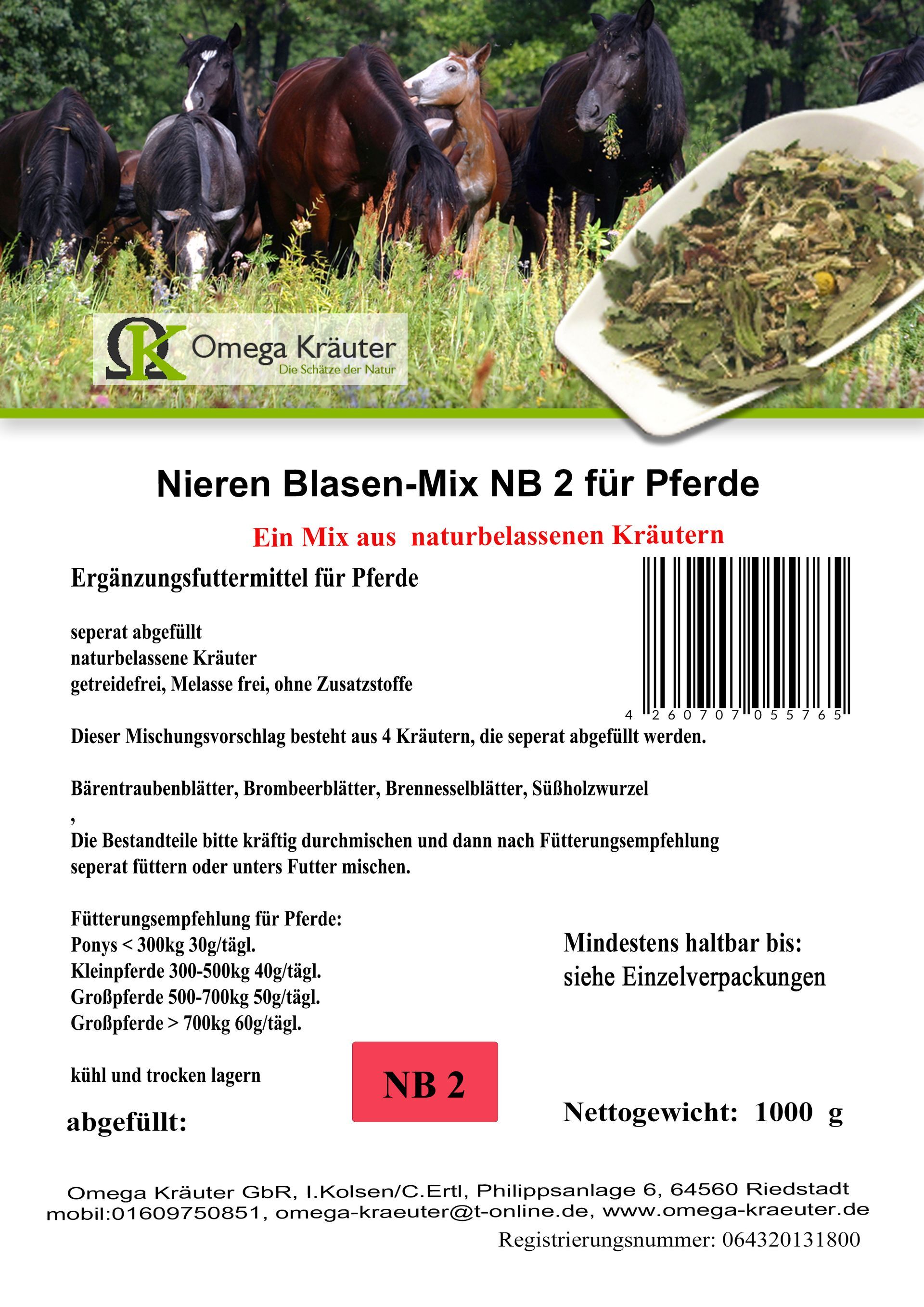Nieren-Blasen Box NB2 für Pferde