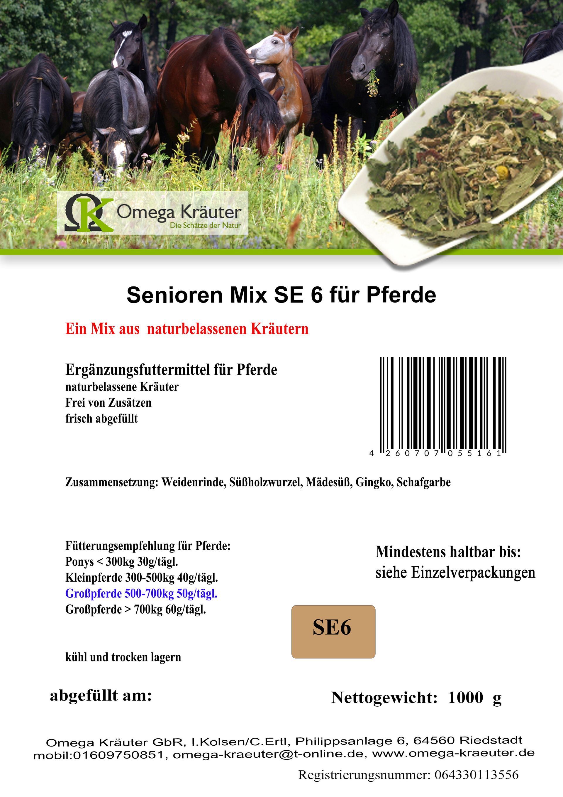 Senioren Box SE 6 für Pferde