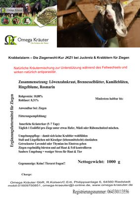 JKZ1 Juckreiz und Krabbleralarm bei Ziegen JKZ1 Juckreiz und Krabbleralarm bei Ziegen