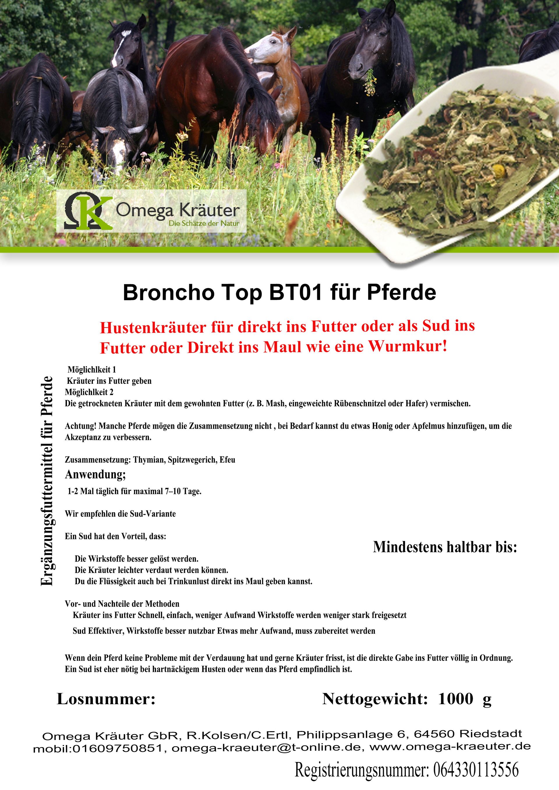 Broncho Top für Pferde