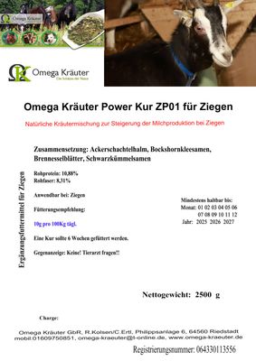 Power Mix ZP1 für Ziegen