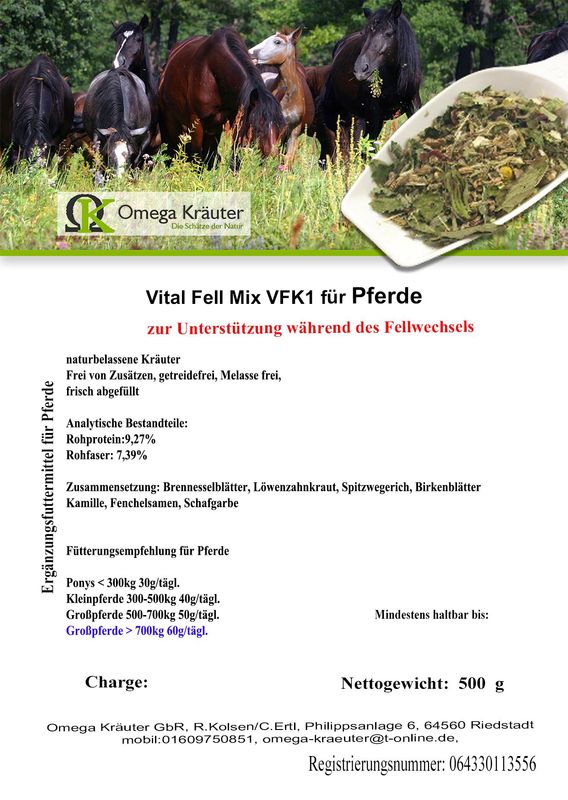 Vital Fell Mix VFK1 für Pferde