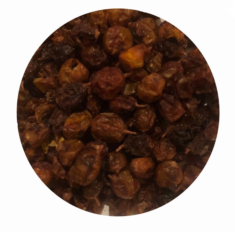 Sanddornbeeren ganz für Pferde