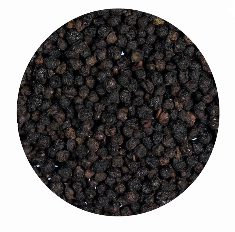 Holunderbeeren ganz für Pferde und Hunde