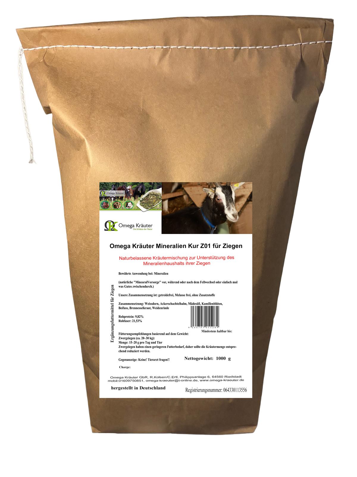 Mineralien Mix Z 01 für Ziegen