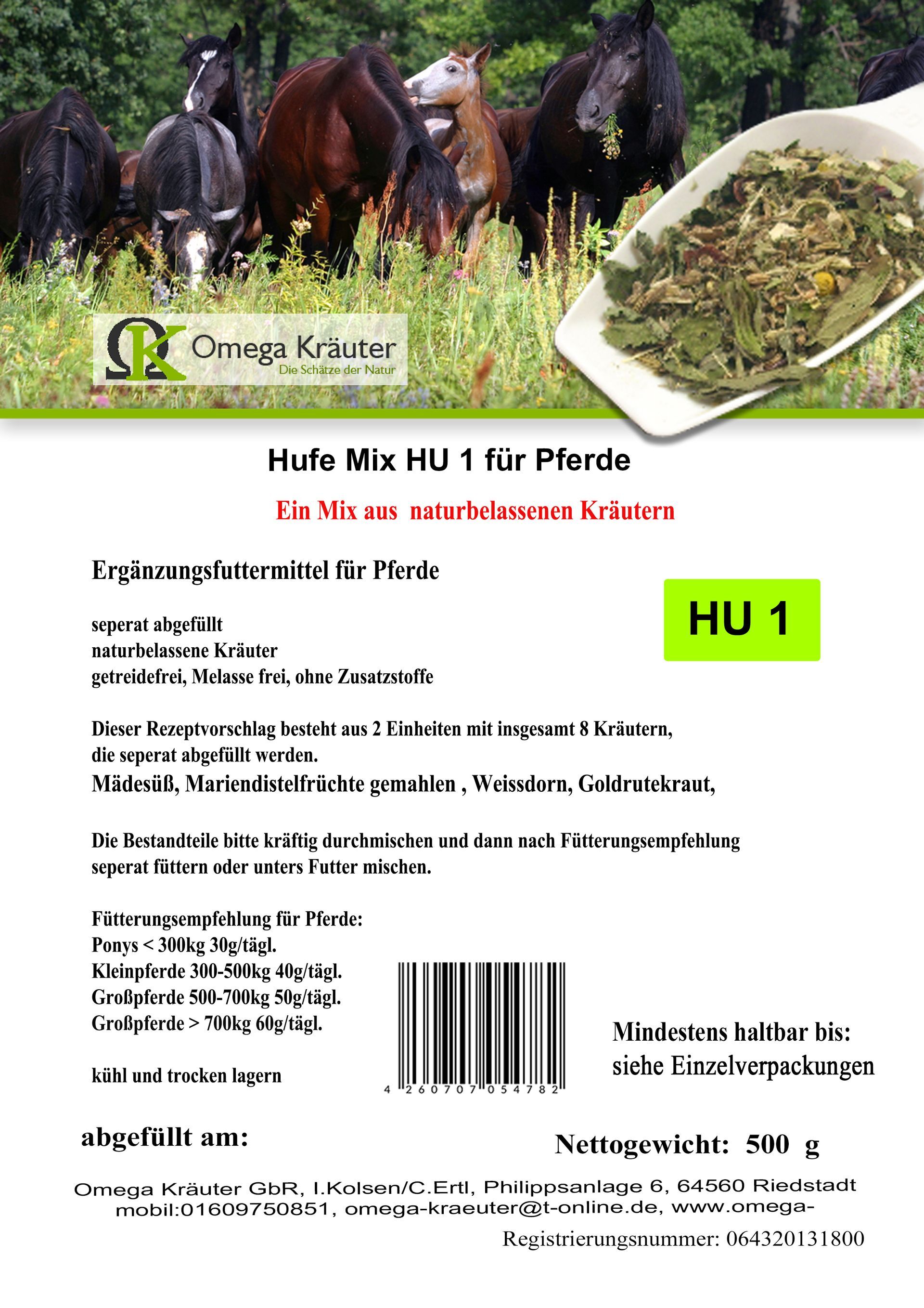 Hufe-Box HU 1  für Pferde