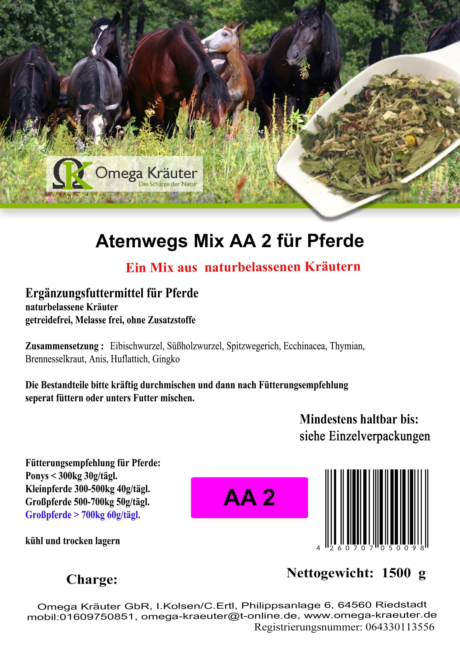 Atemwegs Box AA 2 für Pferde