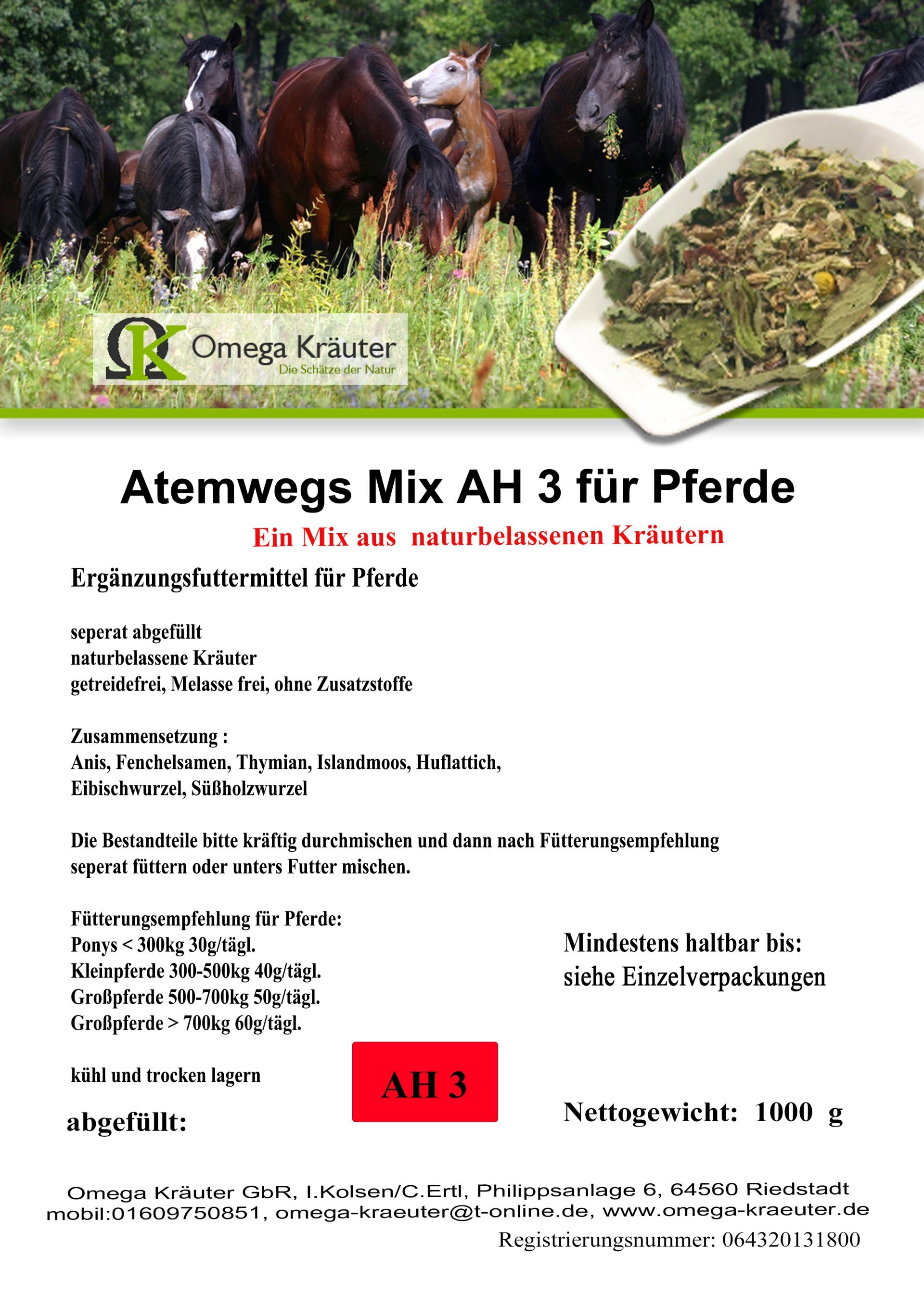 Atemwegs Box AH 3 für Pferde