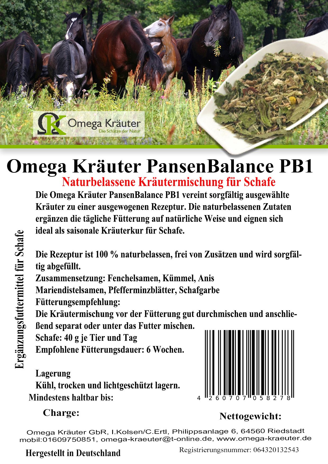 Omega Kräuter PansenBalance PB1