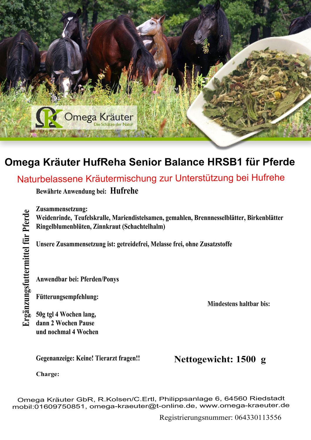 HufReha Senior Balance HRSB1 für Pferde