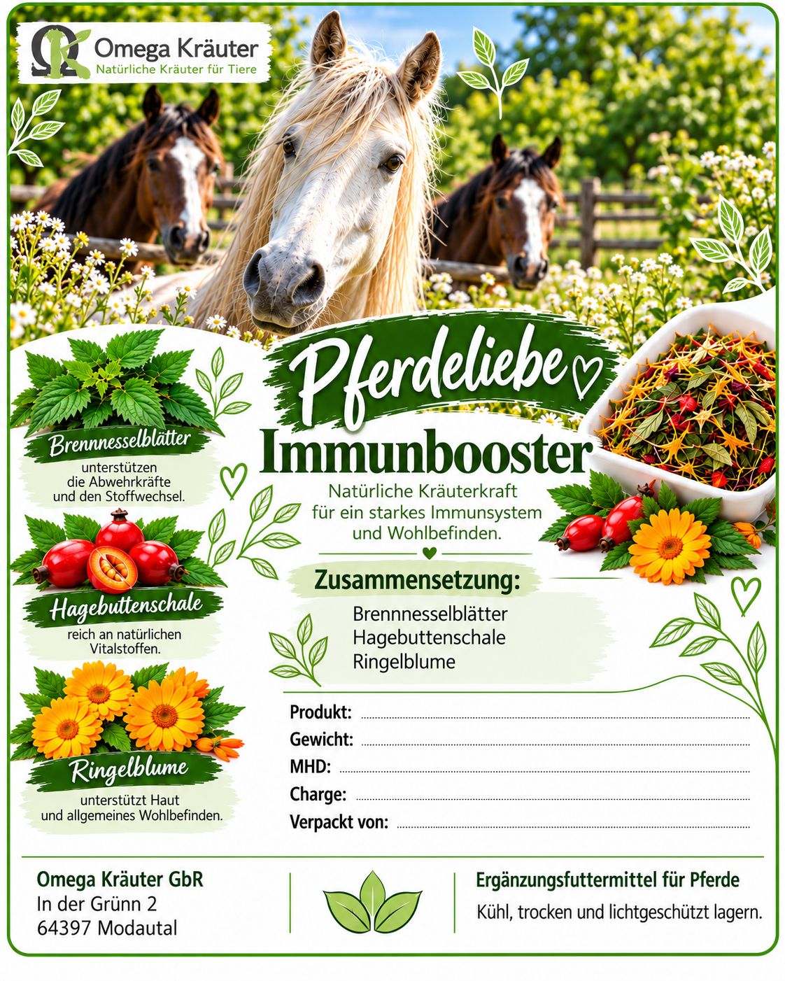Pferdeliebe Immunbooster IBP1 Pferdeliebe Immunbooster IBP1