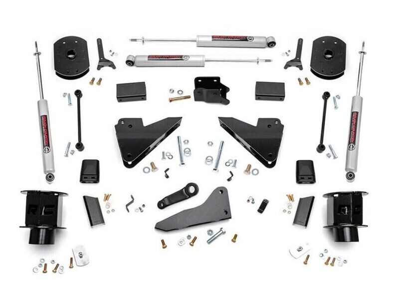 Rough Country 5" Lift Kit (14-18) FR Spacer/Radius Arm Drop/Ram 2500 4WD