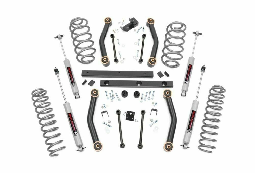 Rough Country 4" Lift Kit (03-06) Jeep Wrangler TJ 4WD