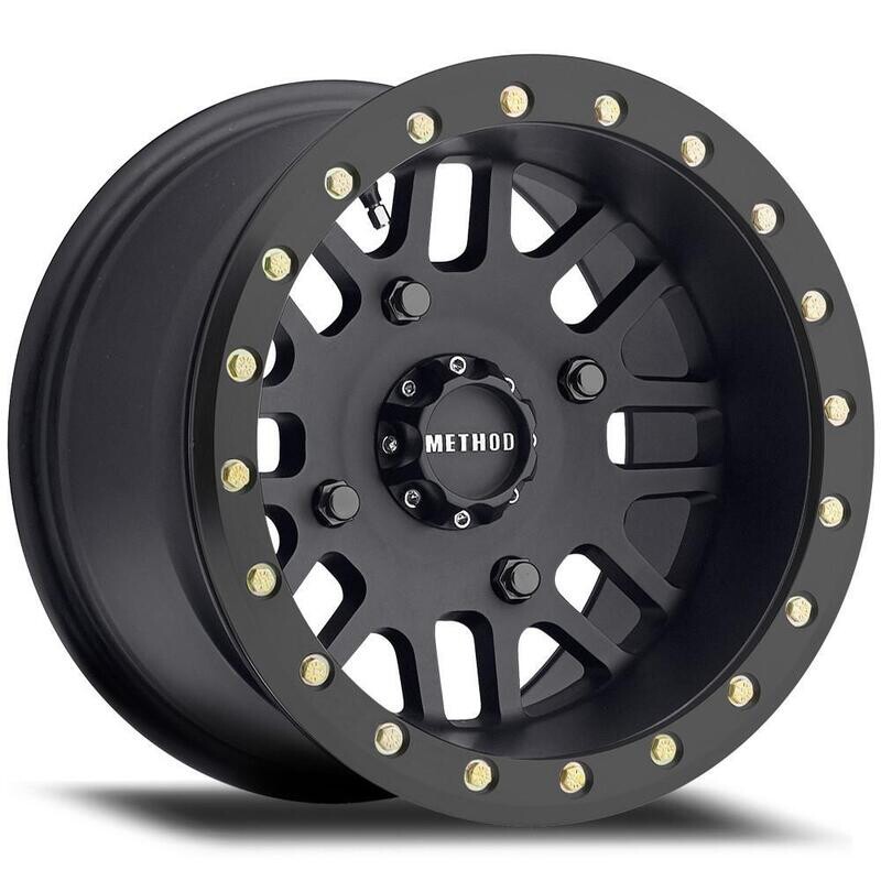 4-Method Race UTV MR406 15x8 4x156 -2mm Matte Black Wheels