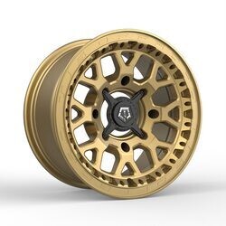 4-TIS UTV 558BZ 15x7 4x137 +10mm Satin Bronze Wheels
