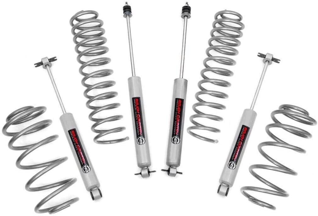 Rough Country 2.5" Lift Kit (97-06) Jeep Wrangler TJ 4WD (4cyl)