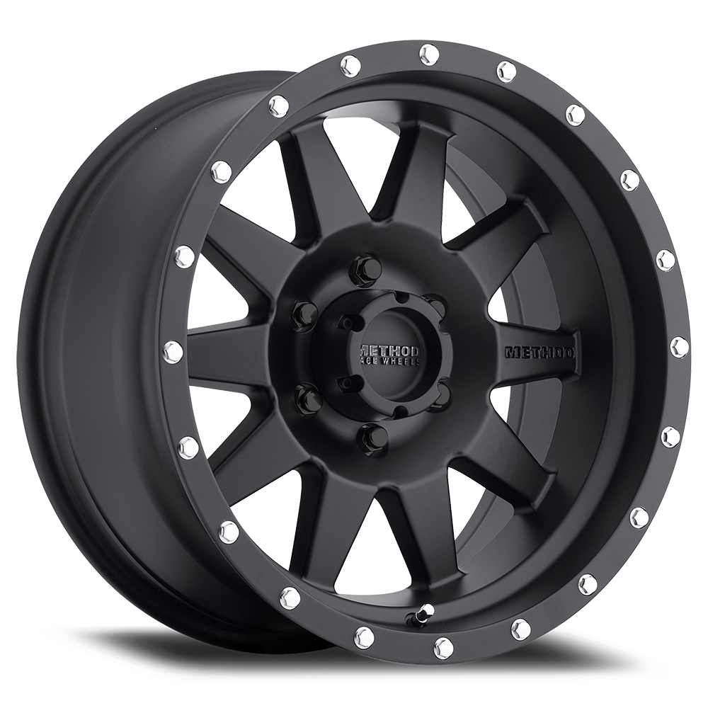 4-Method Race MR301 17x8.5 6X4.5 6x114.3 25 Matte Black Wheels