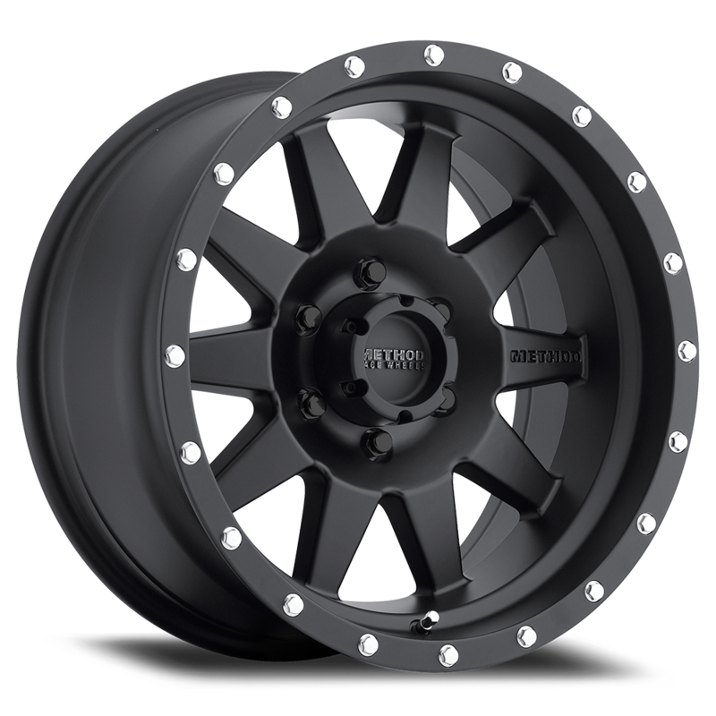 4-Method Race MR301 17x8.5 6X4.5 6x114.3 25 Matte Black Wheels