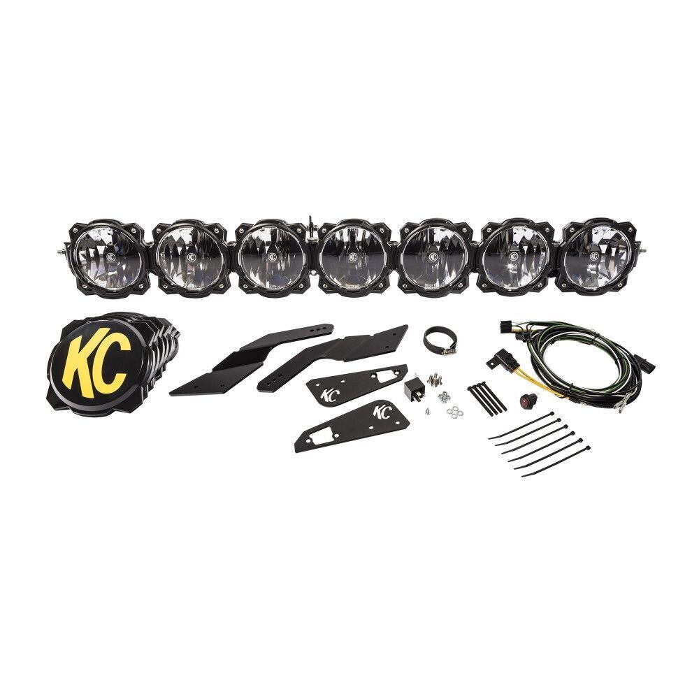 KC Hilites 45" Pro6 Gravity LED  7-Light - Light Bar System - 140W Combo Beam For 17-22 Can-Am Maverick X3