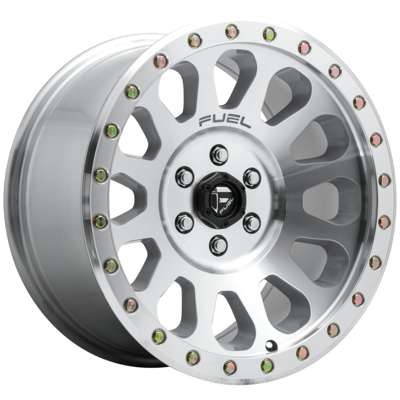 Fuel Vector 18x9 5x127 +1mm Machine Clear Coat Wheels