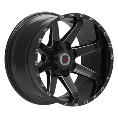 4-American Luxury Xtreme AL786 20X12 6x135/6x139.7 -44mm Gloss Black Milled Wheels