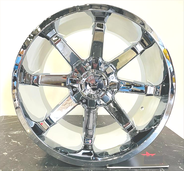4-American Luxury Xtreme AL786 20X10 5X139.7/5X150 -24mm Chrome Wheels
