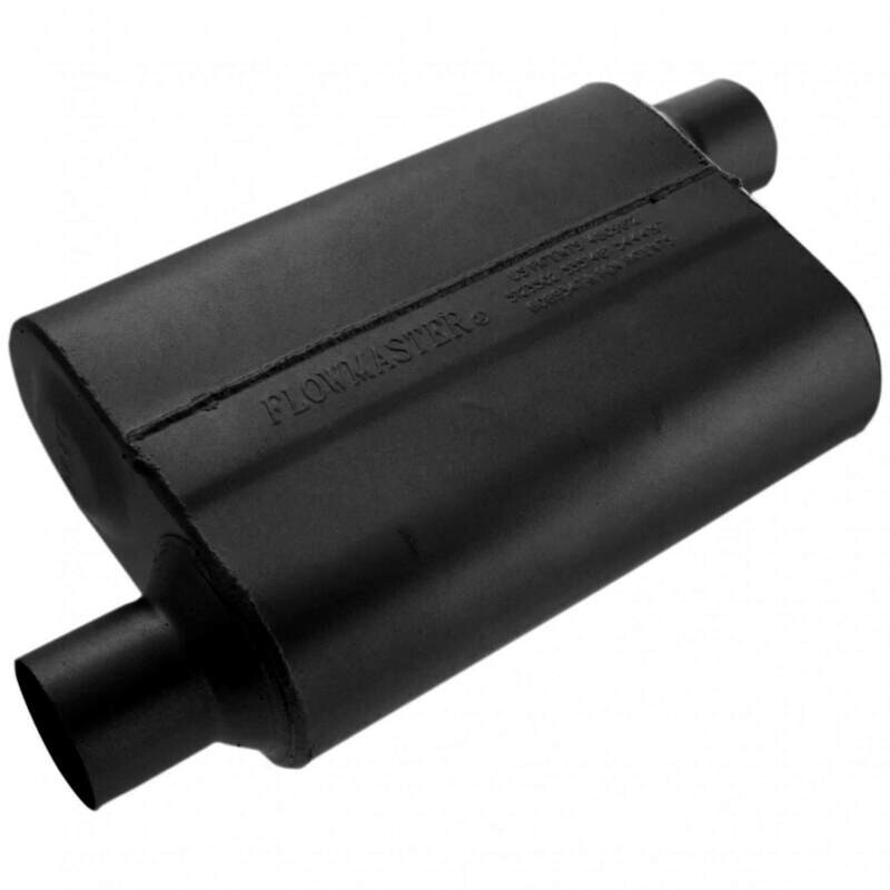 Flowmaster 42543 Original 40 Series Offset/Offset Oval Muffler 2.50-Inch Inlet/2.50-Inch Outlet