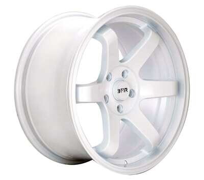 F1R F106 18x9.5 5x114.3 +38 concave white Wheels