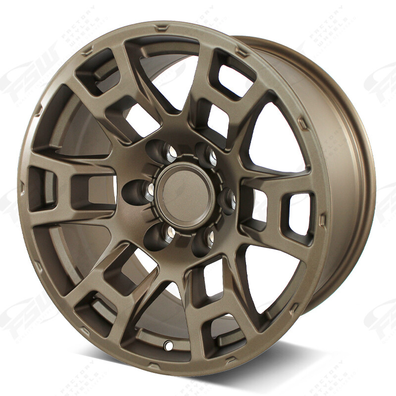 TRD Style 17x8.5 6X139.7 6x5.5 -10mm Matte Bronze Wheel