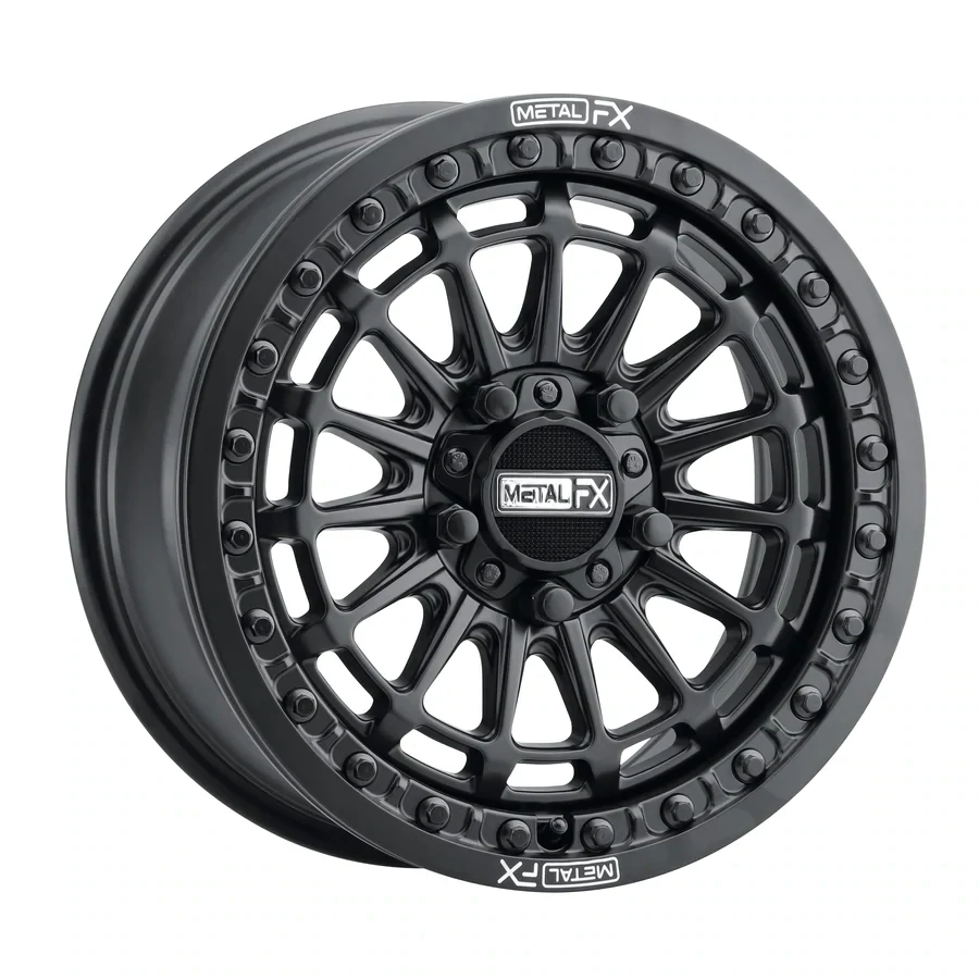 Metal FX Delta R Beadlock 15X7 5X114.3 +38 5+2 Satin Black Wheels Metal FX Delta R Beadlock 15X7 5X114.3 +38 5+2 Satin Black Wheels