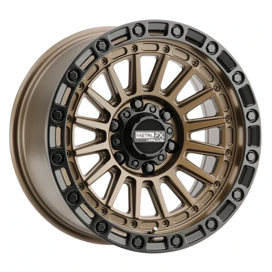 Metal FX Rogue Truck 17X8.5 6X139.7 0MM Bronze Satin Black Wheels