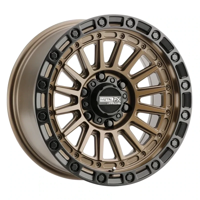 Metal FX Rogue Truck 17X8.5 6X139.7 0MM Bronze Satin Black Wheels