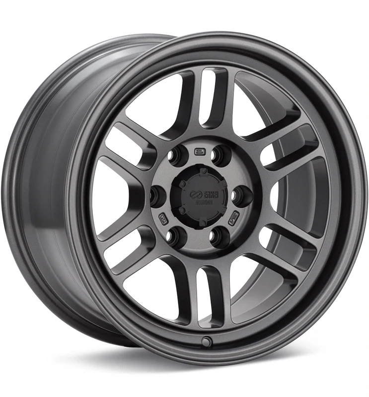 Enkei RPT1 17x9 6X5.5 6x139.7 +0 Offset 106.1 Bore Matte Dark Gunmetallic Wheel