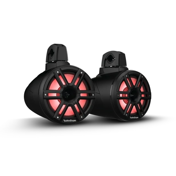 M2 8” Color Optix™ 2-Way Horn Loaded Wake Tower Speakers (pr) - Black