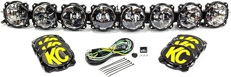 KC HiLiTES 91308 - 50" Pro6 Gravity® LED - 8-Light - Light Bar System - 160W Combo Beam