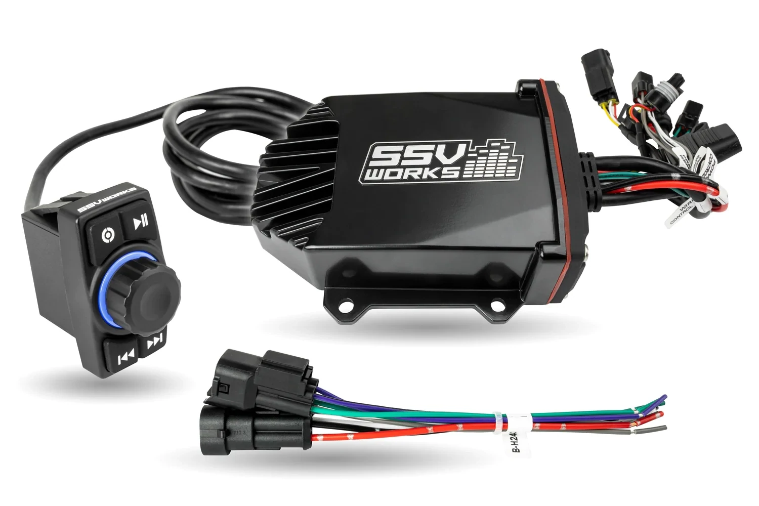SSV Works Bluetooth Rocker Switch Audio System With Amplifier