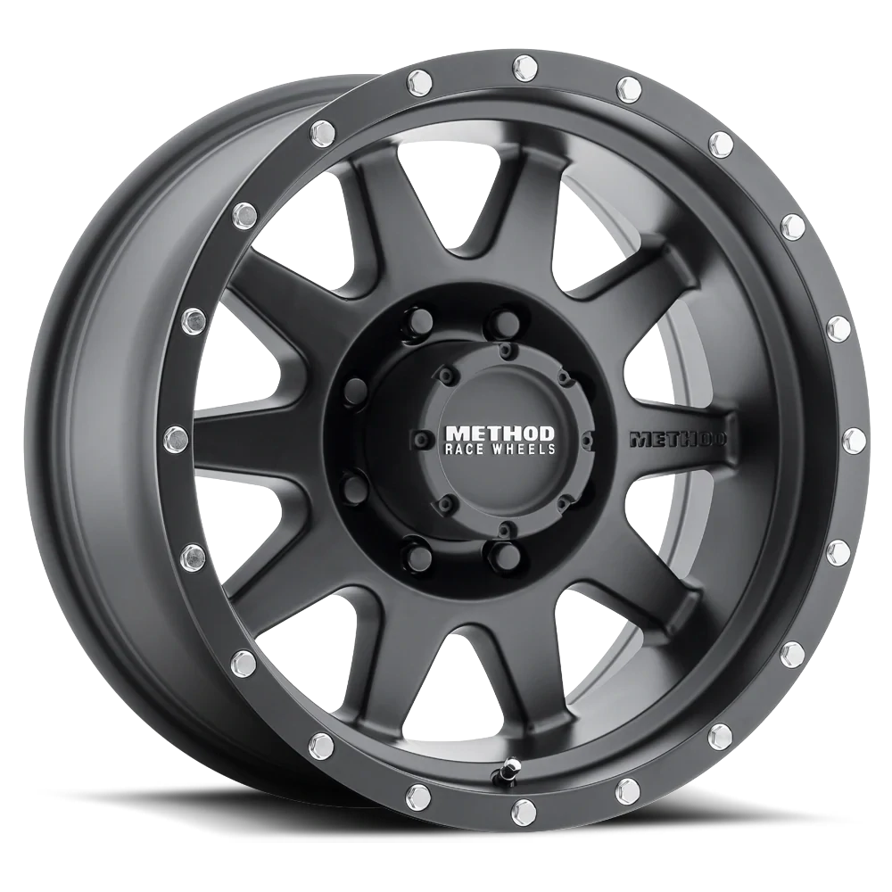 4-Method Race MR301 The Standard 18x9 8X180 18MM Matte Black Wheels