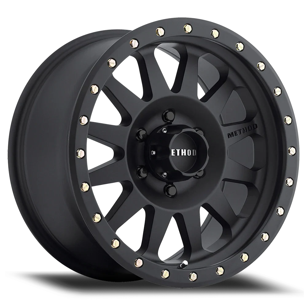 4-Method Race MR304 Double Standard 17x8.5 6X5.5 6X139.7 0/4.75" Matte Black Wheels