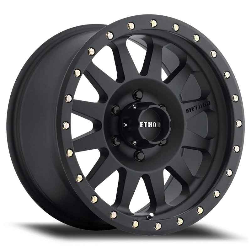 4-Method Race MR304 Double Standard 17x8.5 6X5.5 6X139.7 0/4.75" Matte Black Wheels