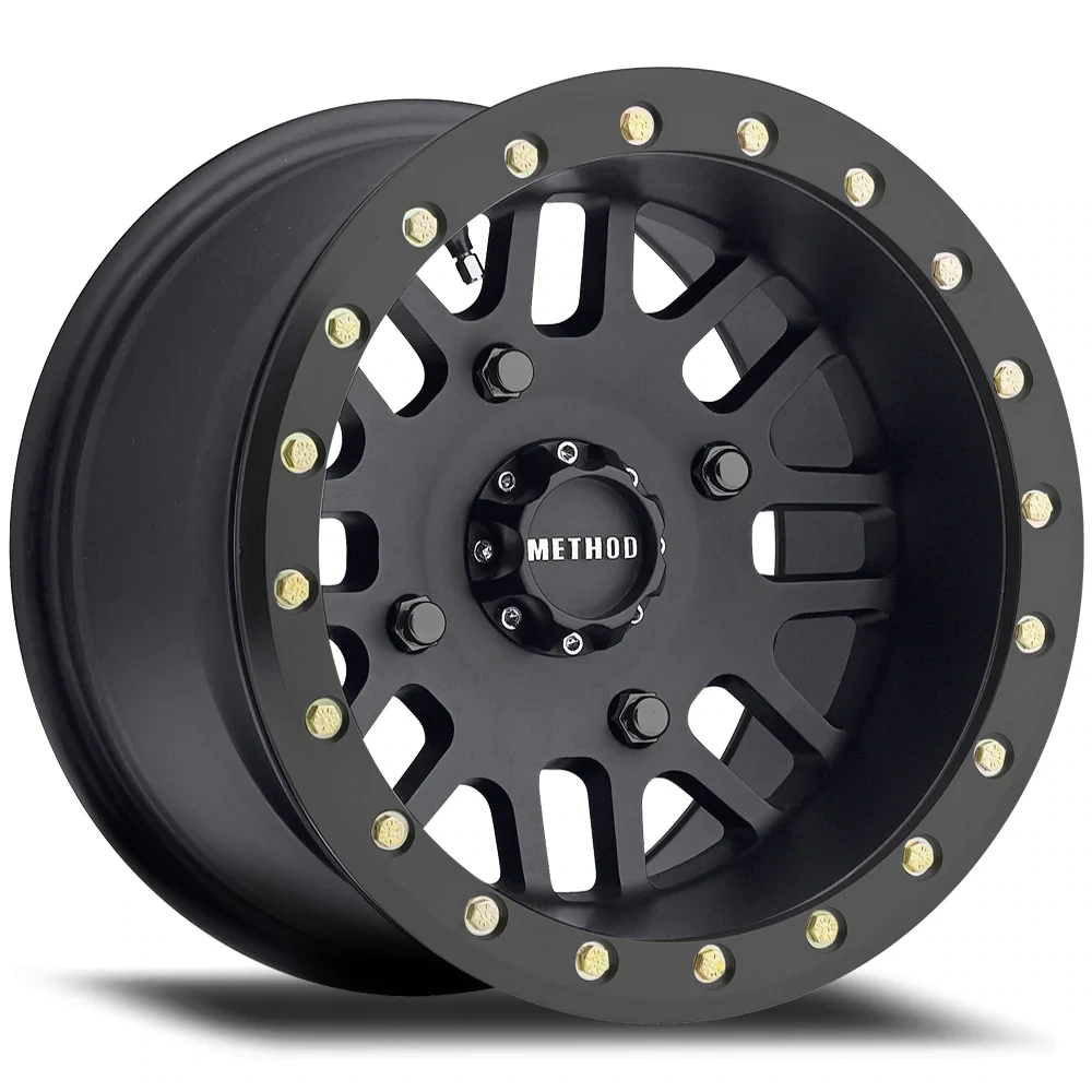 4-Method Race Beadlock UTV MR406 15x8 4x136 4x137 0/4+4 Matte Black Wheels