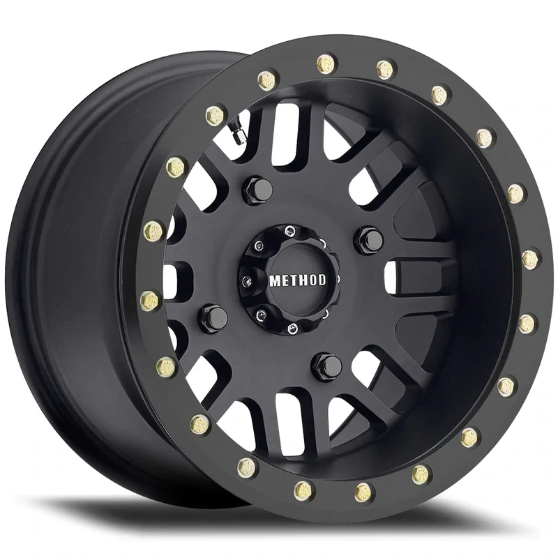 4-Method Race Beadlock UTV MR406 15x8 4x136 4x137 0/4+4 Matte Black Wheels