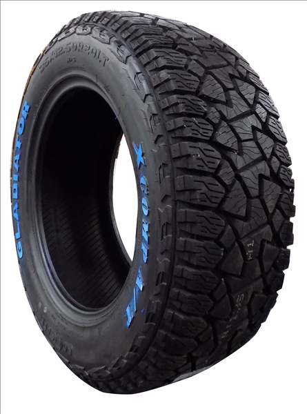 Gladiator X Comp  285-70R17 LT 10PLY 121/118Q 80psi black/White Wall Tire