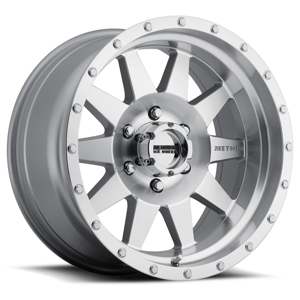 4-Method Race MR301 17x8.5 6X4.5 6x114.3 25mm Machine silver Wheels