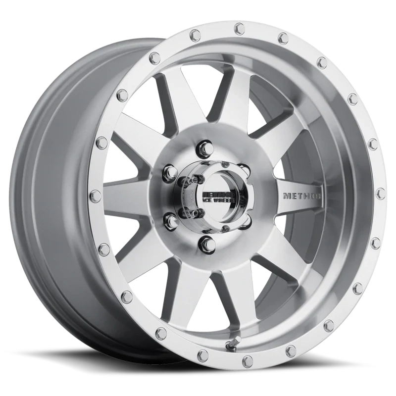 4-Method Race MR301 17x8.5 6X4.5 6x114.3 25mm Machine silver Wheels